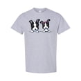 thumbnail image 1 of Inktastic Boston Terriers (dark Apparel) T-Shirt, 1 of 5