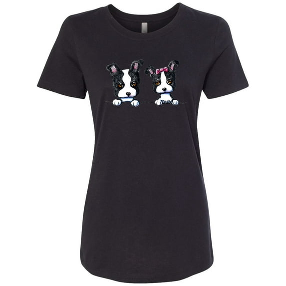 Inktastic Boston Terriers (dark Apparel) Women's T-Shirt