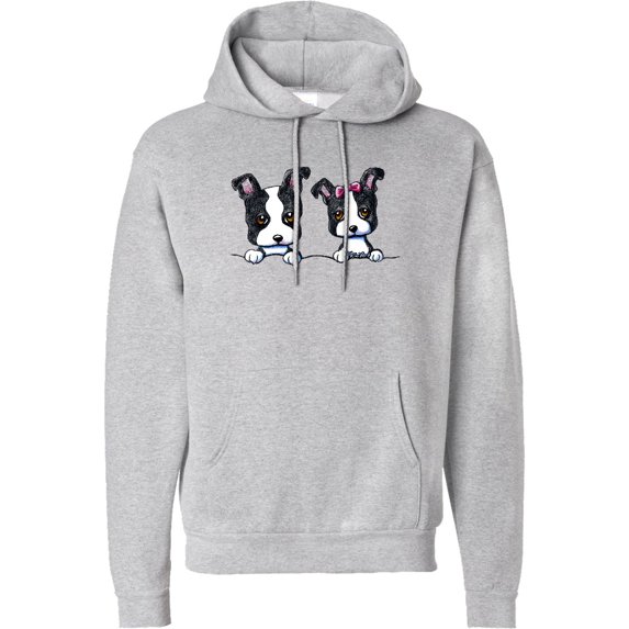 Inktastic Boston Terriers (dark Apparel) Adult Hoodie Sweatshirt