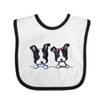 thumbnail image 1 of Inktastic Boston Terriers (dark Apparel) Boys or Girls Baby Bib, 1 of 4