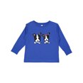 thumbnail image 1 of Inktastic Boston Terriers (dark Apparel) Boys or Girls Long Sleeve Toddler T-Shirt, 1 of 5