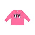 thumbnail image 1 of Inktastic Boston Terriers (dark Apparel) Boys or Girls Long Sleeve Toddler T-Shirt, 1 of 5