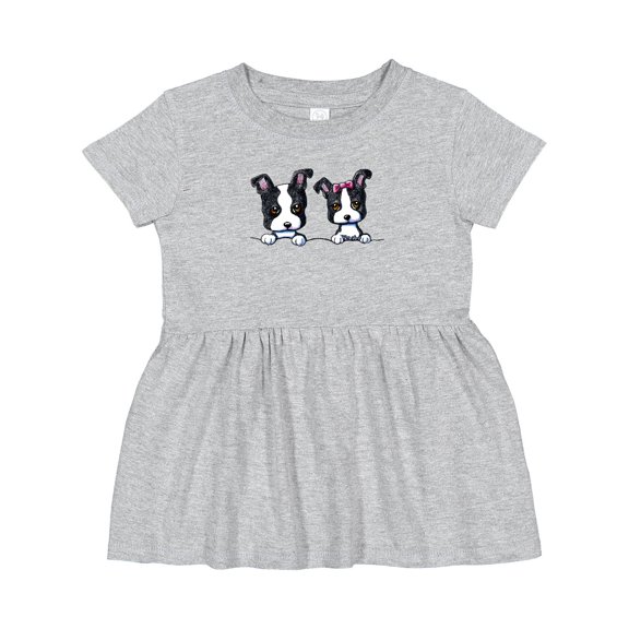 Inktastic Boston Terriers (dark Apparel) Girls Baby Dress