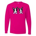 thumbnail image 1 of Inktastic Boston Terriers (dark Apparel) Long Sleeve T-Shirt, 1 of 5