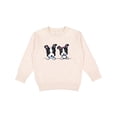 thumbnail image 1 of Inktastic Boston Terriers (dark Apparel) Toddler Sweatshirt, 1 of 4