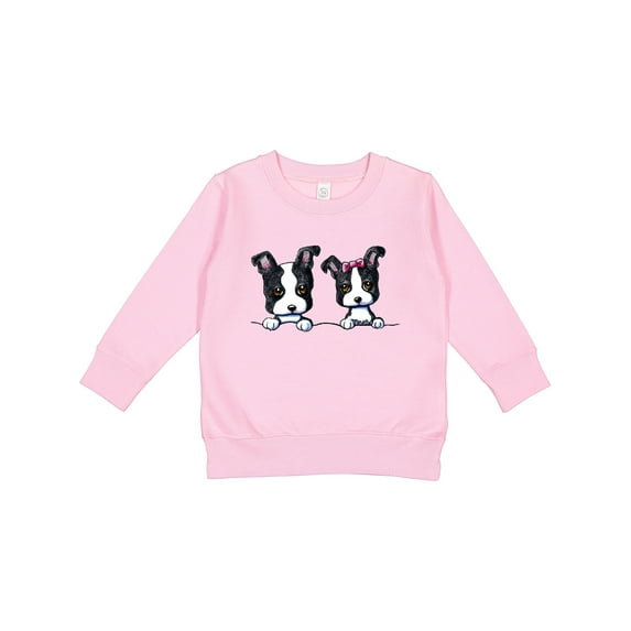 Inktastic Boston Terriers (dark Apparel) Toddler Sweatshirt