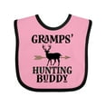 thumbnail image 1 of Inktastic Bow Hunter Gramps Hunting Buddy Boys Baby Bib, 1 of 4