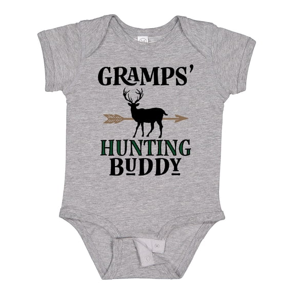 Inktastic Bow Hunter Gramps Hunting Buddy Boys Baby Bodysuit