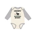 thumbnail image 1 of Inktastic Bow Hunter Gramps Hunting Buddy Boys Long Sleeve Baby Bodysuit, 1 of 5