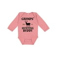 thumbnail image 1 of Inktastic Bow Hunter Gramps Hunting Buddy Boys Long Sleeve Baby Bodysuit, 1 of 5