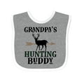 thumbnail image 1 of Inktastic Bow Hunter Grandpa Hunting Buddy Boys Baby Bib, 1 of 4