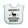 thumbnail image 1 of Inktastic Bow Hunter Grandpa Hunting Buddy Boys Baby Bib, 1 of 4