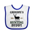 thumbnail image 1 of Inktastic Bow Hunter Grandpa Hunting Buddy Boys Baby Bib, 1 of 4