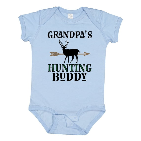 Inktastic Bow Hunter Grandpa Hunting Buddy Boys Baby Bodysuit