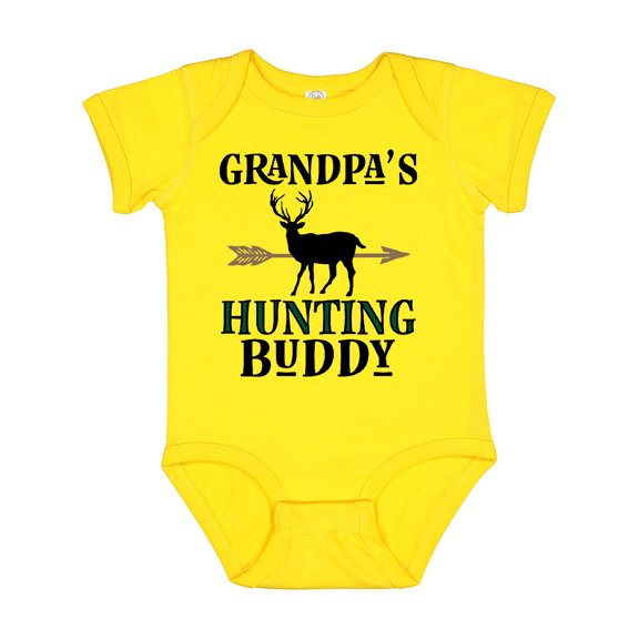 Inktastic Bow Hunter Grandpa Hunting Buddy Boys Baby Bodysuit
