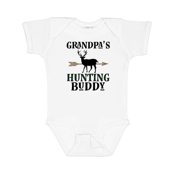 Inktastic Bow Hunter Grandpa Hunting Buddy Boys Baby Bodysuit