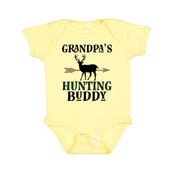 Inktastic Bow Hunter Grandpa Hunting Buddy Boys Baby Bodysuit