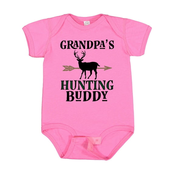 Inktastic Bow Hunter Grandpa Hunting Buddy Boys Baby Bodysuit