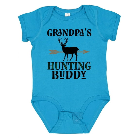 Inktastic Bow Hunter Grandpa Hunting Buddy Boys Baby Bodysuit