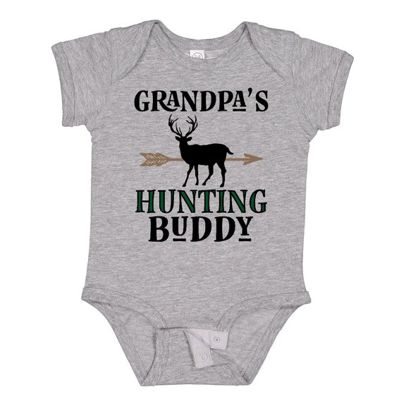 Inktastic Bow Hunter Grandpa Hunting Buddy Boys Baby Bodysuit