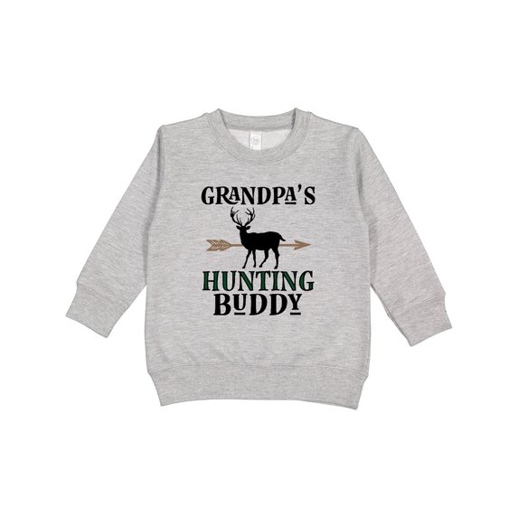 Inktastic Bow Hunter Grandpa Hunting Buddy Toddler Sweatshirt