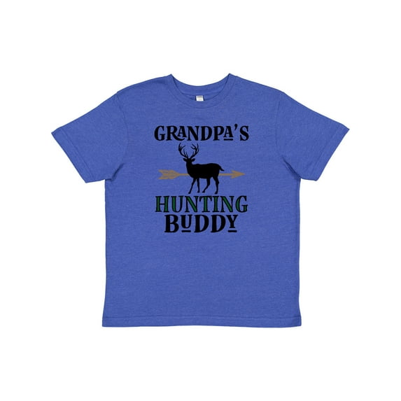 Inktastic Bow Hunter Grandpa Hunting Buddy Youth T-Shirt