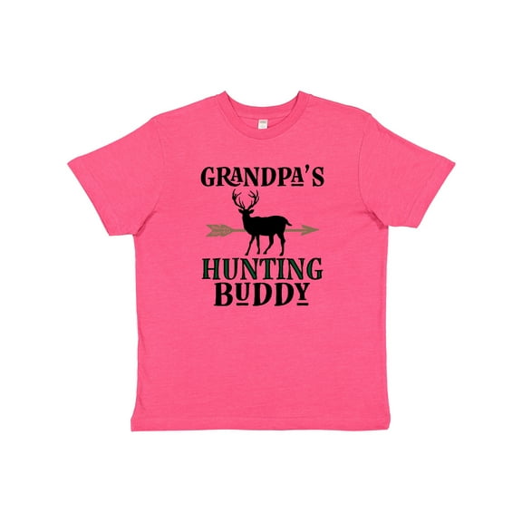Inktastic Bow Hunter Grandpa Hunting Buddy Youth T-Shirt