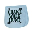 thumbnail image 1 of Inktastic Bow Hunting Crawl Walk Hunt Baby Burp Cloth, 1 of 3