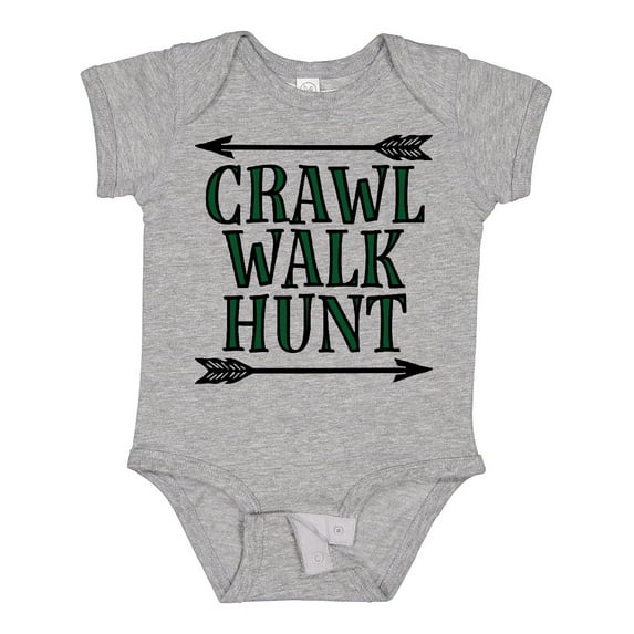 Inktastic Bow Hunting Crawl Walk Hunt Boys or Girls Baby Bodysuit