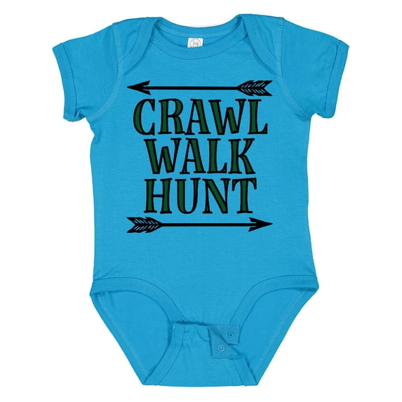 Inktastic Bow Hunting Crawl Walk Hunt Boys or Girls Baby Bodysuit