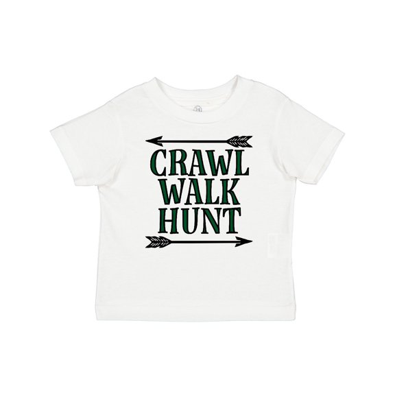 Inktastic Bow Hunting Crawl Walk Hunt Boys or Girls Baby T-Shirt