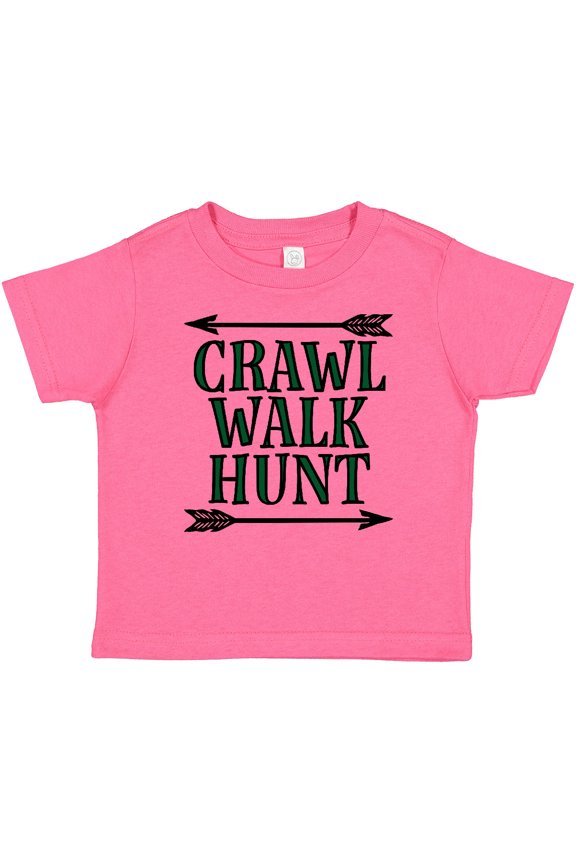 Bow Hunting Crawl Walk Hunt Boys or Girls Baby T-Shirt