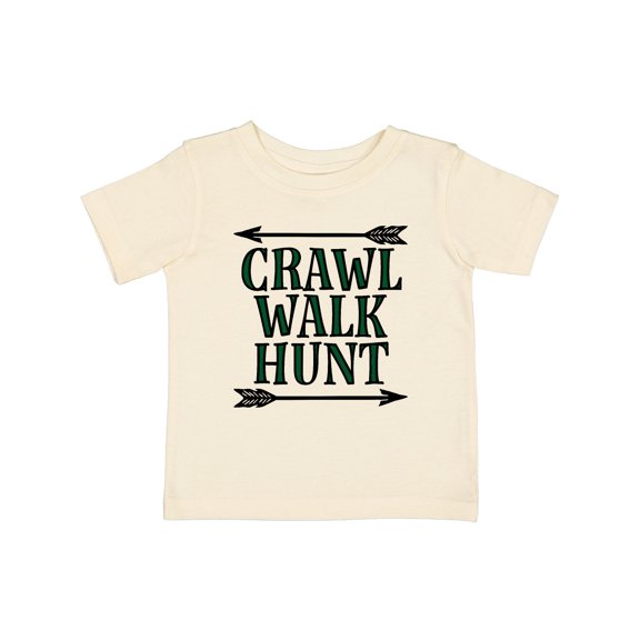 Inktastic Bow Hunting Crawl Walk Hunt Boys or Girls Baby T-Shirt