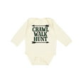 thumbnail image 1 of Inktastic Bow Hunting Crawl Walk Hunt Boys or Girls Long Sleeve Baby Bodysuit, 1 of 5