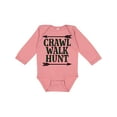 thumbnail image 1 of Inktastic Bow Hunting Crawl Walk Hunt Boys or Girls Long Sleeve Baby Bodysuit, 1 of 5