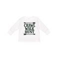 thumbnail image 1 of Inktastic Bow Hunting Crawl Walk Hunt Boys or Girls Long Sleeve Toddler T-Shirt, 1 of 5