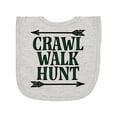 thumbnail image 1 of Inktastic Bow Hunting Crawl Walk Hunt Newborn Bib, 1 of 3