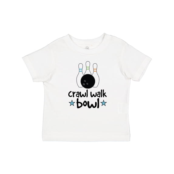 Inktastic Bowling Crawl Walk Bowl Boys Baby T-Shirt