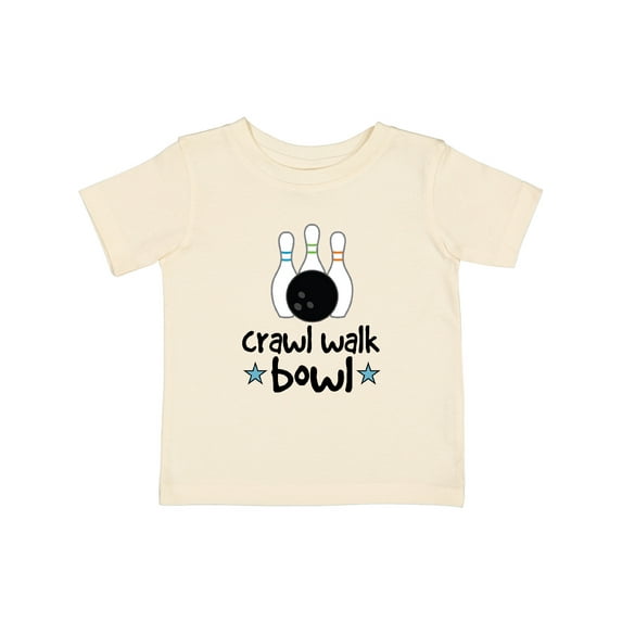 Inktastic Bowling Crawl Walk Bowl Boys Baby T-Shirt