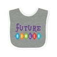 thumbnail image 1 of Inktastic Bowling Future Bowler Boys or Girls Baby Bib, 1 of 4