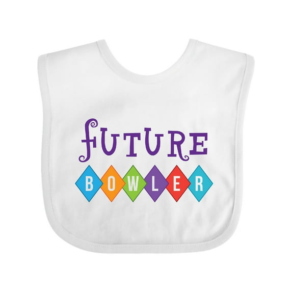 Inktastic Bowling Future Bowler Boys or Girls Baby Bib