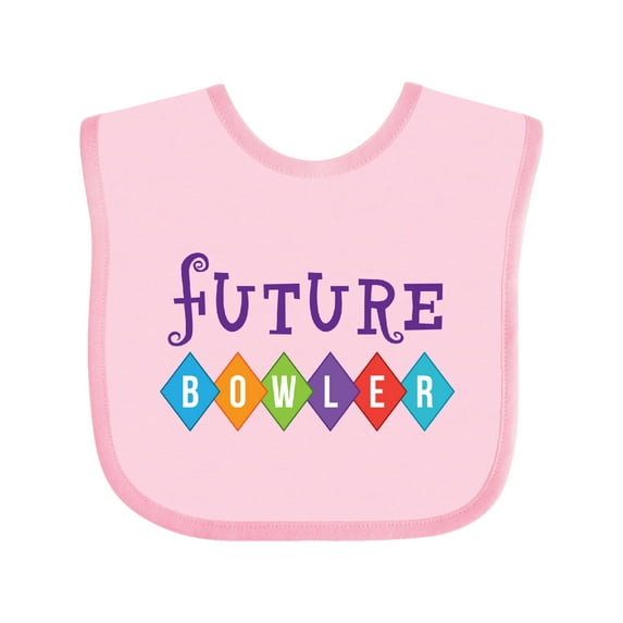Inktastic Bowling Future Bowler Boys or Girls Baby Bib