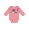 thumbnail image 1 of Inktastic Bowling Future Bowler Boys or Girls Long Sleeve Baby Bodysuit, 1 of 5