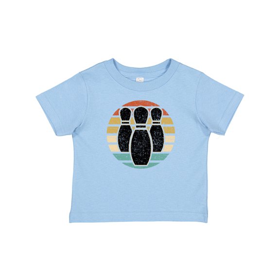 Inktastic Bowling Gift for Bowler Silhouette Bowling Pins Boys or Girls Baby T-Shirt