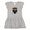 thumbnail image 1 of Inktastic Bowling Gift for Bowler Silhouette Bowling Pins Girls Toddler Dress, 1 of 5