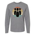 thumbnail image 1 of Inktastic Bowling Gift for Bowler Silhouette Bowling Pins Long Sleeve T-Shirt, 1 of 5