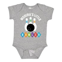 Inktastic Bowling Mommys Little Bowler Boys or Girls Baby Bodysuit