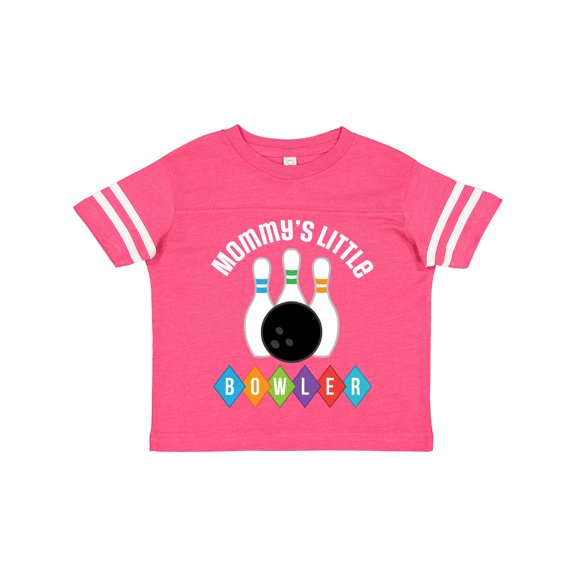 Inktastic Bowling Mommys Little Bowler Boys or Girls Toddler T-Shirt