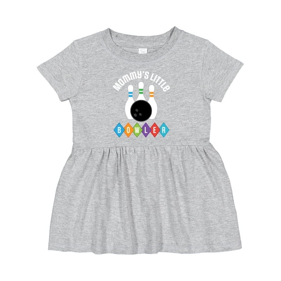 Inktastic Bowling Mommys Little Bowler Girls Baby Dress