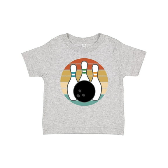 Inktastic Bowling Pins Ball Bowler Retro Sunset Boys or Girls Baby T-Shirt